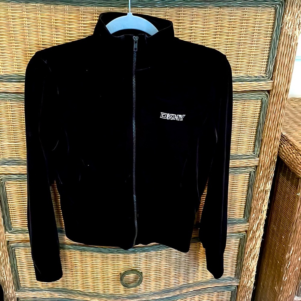 Black Velvet Jacket by DKNY